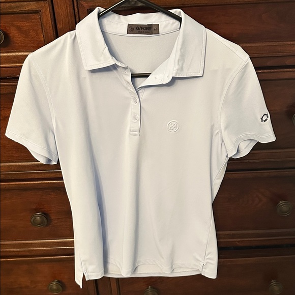 G/FORE Light Blue Polo Shirt - Picture 1 of 4
